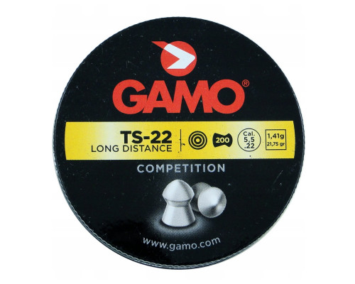 Пули Gamo TS-22 5,5 мм, 1,4 грамм, 200 штук