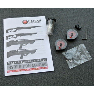 Пневматическая винтовка Hatsan Flash QE (PCP, модератор, 3 Дж) 6,35 мм