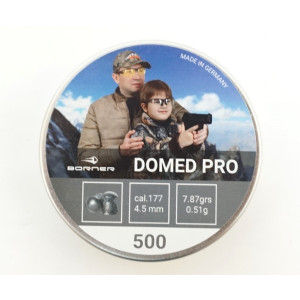 Пневматические пули Borner Domed Pro 4,5 мм, 0,51 грамм, 500 штук Пневматические пули Borner Domed Pro 4,5 мм, 0,51 грамм, 500 штук